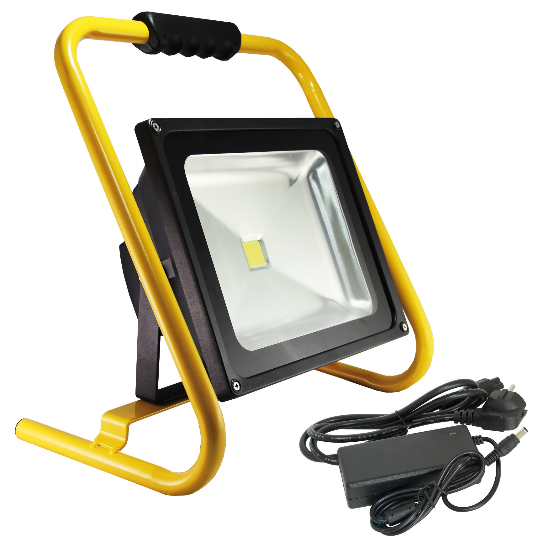 AKKU LED 50 Watt ▶ ca. 500 Watt Baustrahler Baulampe Pajarito AKKU LED 50 Watt ▶ ca. 500 Watt Baustrahler Baulampe Pajarito